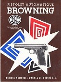 Brochure Pistolet Automatique Browning model 1910/22