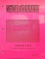 Rowe - Rowe CD-100D Laserstar II original Jukebox Manual (2 volumes)