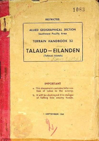Terrain Handbook 32 Talaud-Eilanden