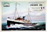 Scaldis - Bouwplaat Zwarte Zee II (1933). Kartonnen schaalmodel 1 staat tot 250