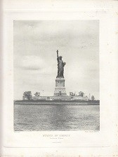 Photogravure of the Statue of Liberty 1890