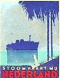 SMN - Plakzegels ongebruikt Stoomvaart Mij Nederland