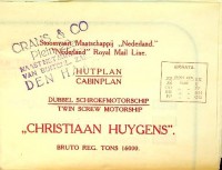 SMN - Hutplan/Cabinplan Christiaan Huygens