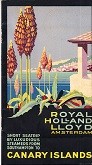 Brochure Royal Holland Lloyd Canary Islands