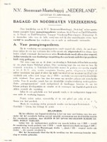 SMN - N.V. Stoomvaart-Maatschappij Nederland Bagage- en Noodhaven Verzekering