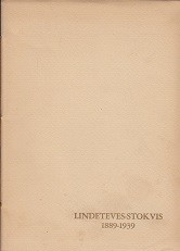 Gedenkuitgave Lindeteves-Stokvis 1889-1939