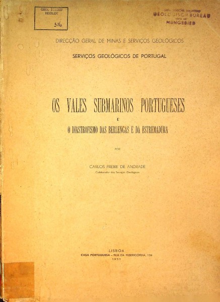 Os Vales Submarinos Portugueses