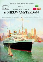 Scaldis - Bouwplaat ss Nieuw Amsterdam 1938-1974. Inclusief twee New York Harbour tugs