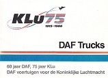 KLu 75 1913-1988 DAF Trucks