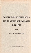 Scheikundige bijdragen tot de kennis der Java-Kina 1872/1907