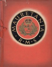 Luxueus Brochure R.M.S. Mauretania